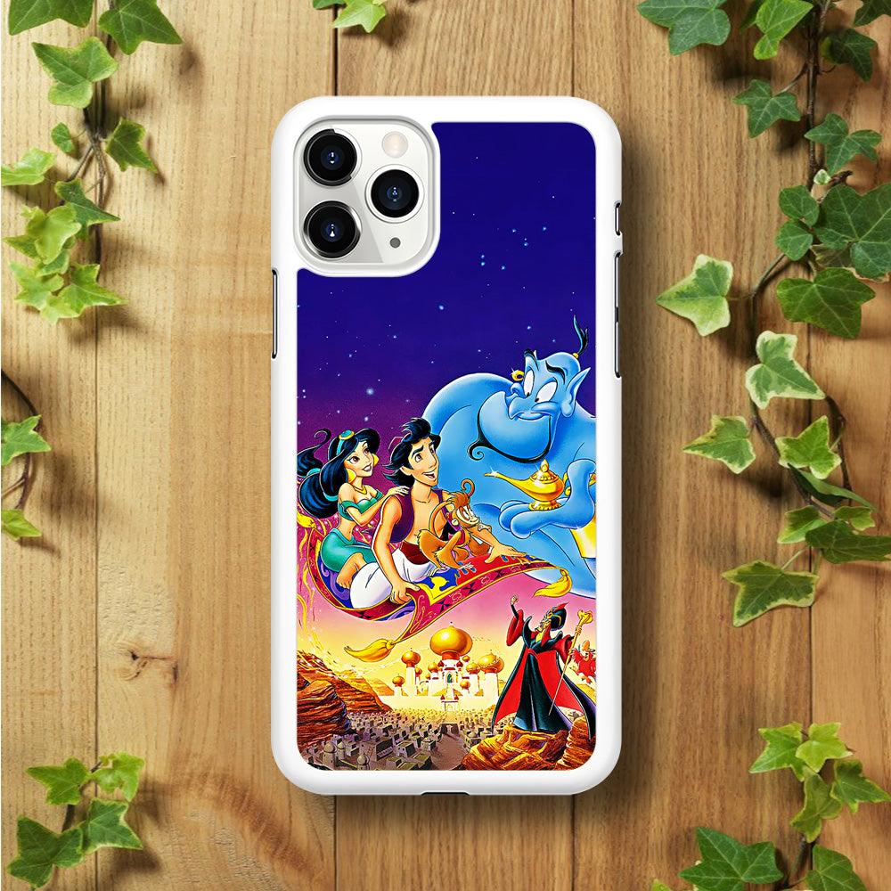 Aladdin Poster iPhone 11 Pro Case-Rubber / White (2D Case)-Xtracase