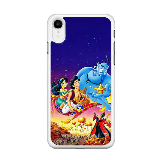 Aladdin Poster iPhone XR Case-Rubber / White (2D Case)-Xtracase