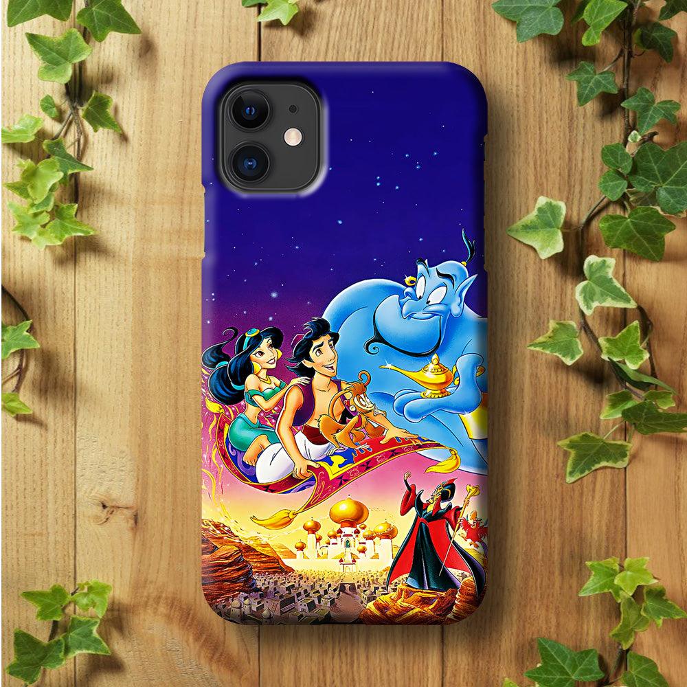 Aladdin Poster iPhone 11 Case-Plastic / Full Wrap (3D Case)-Xtracase