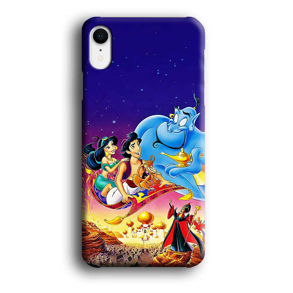 Aladdin Poster iPhone XR Case-Plastic / Full Wrap (3D Case)-Xtracase