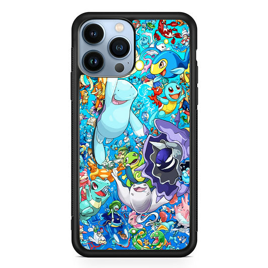 All Water Pokemon iPhone 13 Pro Max Case