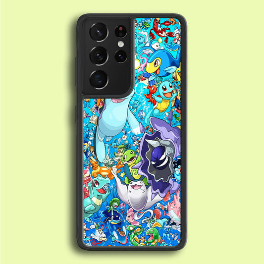 All Water Pokemon Samsung Galaxy S21 Ultra Case