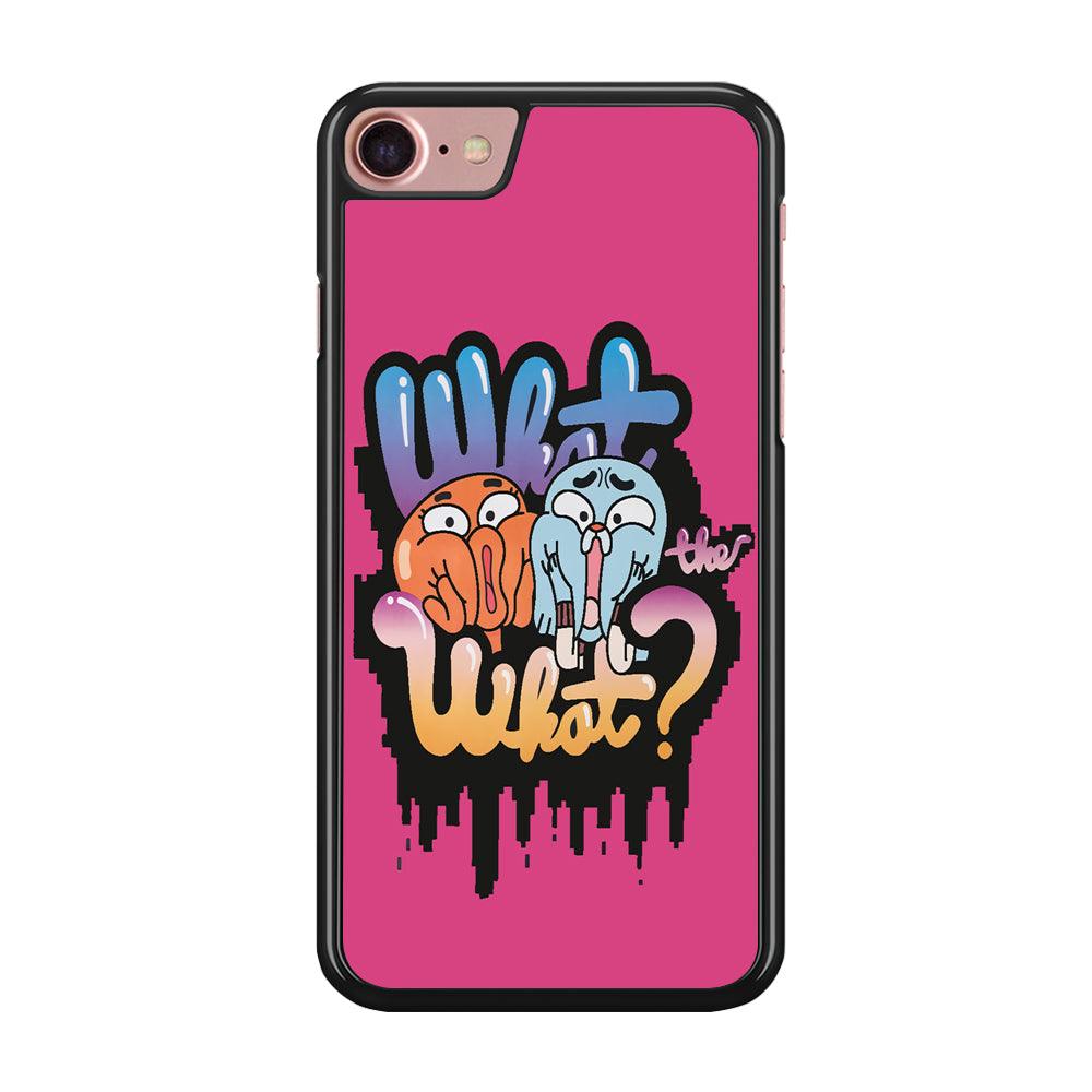 Amazing World of Gumball iPhone 7 Case-Rubber / Black (2D Case)-Xtracase