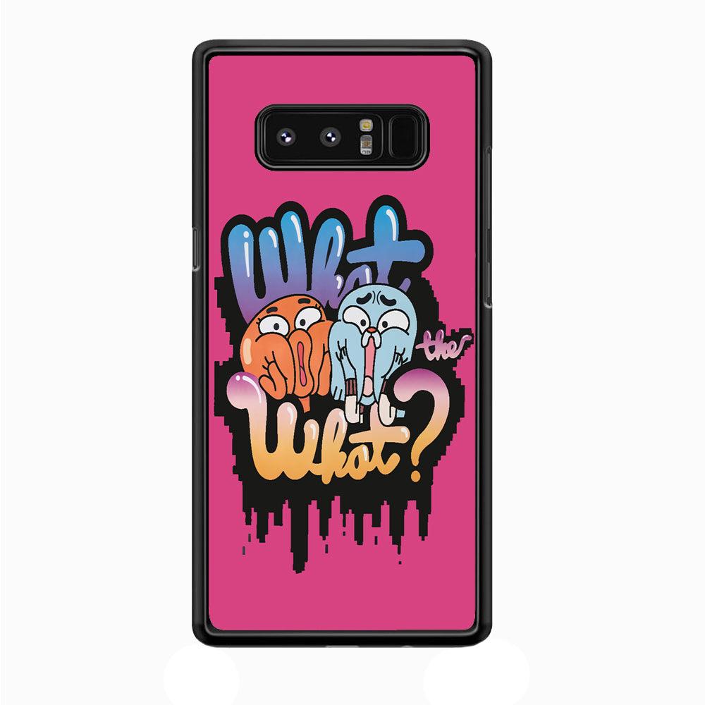 Amazing World of Gumball Samsung Galaxy Note 8 Case-Plastic / Full Wrap (3D Case)-Xtracase