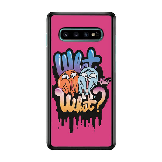 Amazing World of Gumball Samsung Galaxy S10 Case-Plastic / Full Wrap (3D Case)-Xtracase