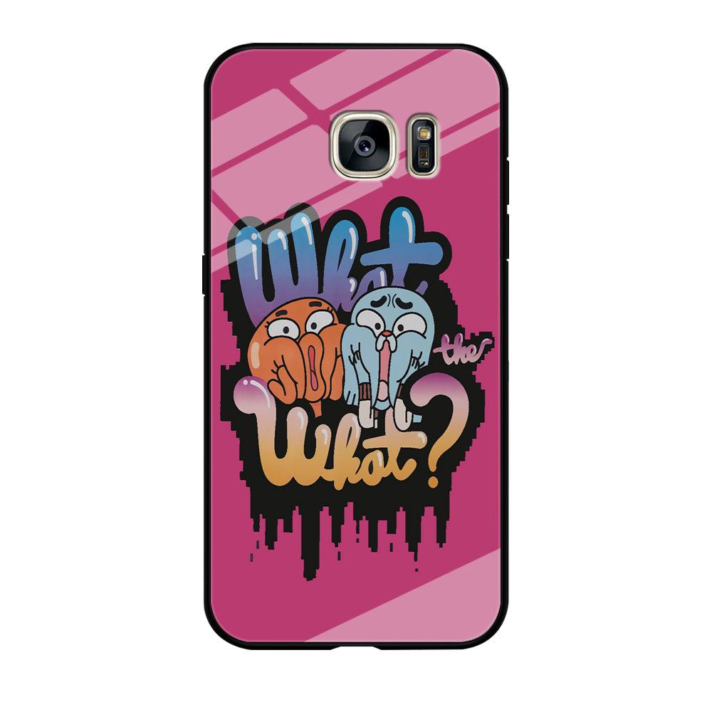 Amazing World of Gumball Samsung Galaxy S7 Edge Case-Tempered Glass Case-Xtracase