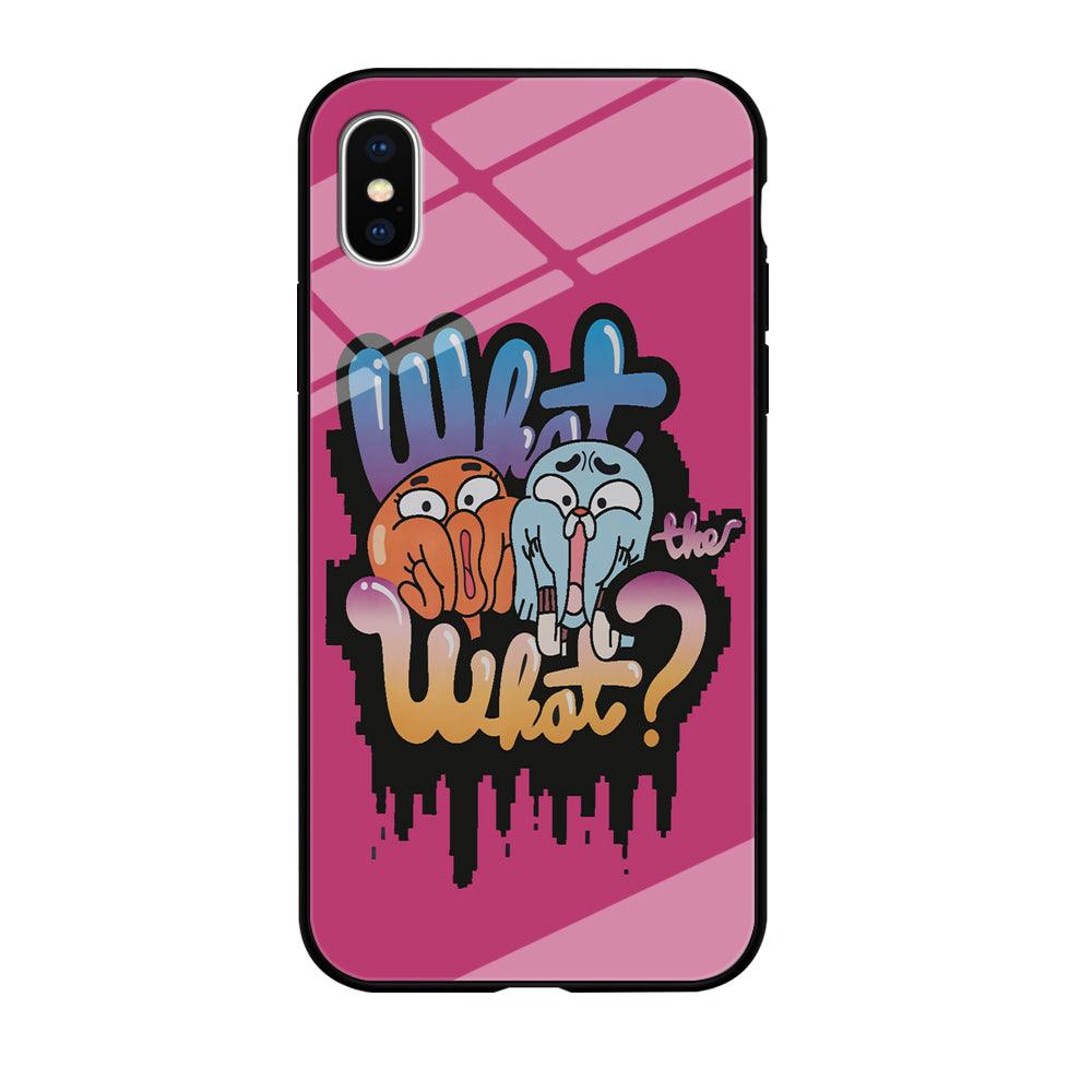 Amazing World of Gumball iPhone Xs Max Case-Tempered Glass Case-Xtracase