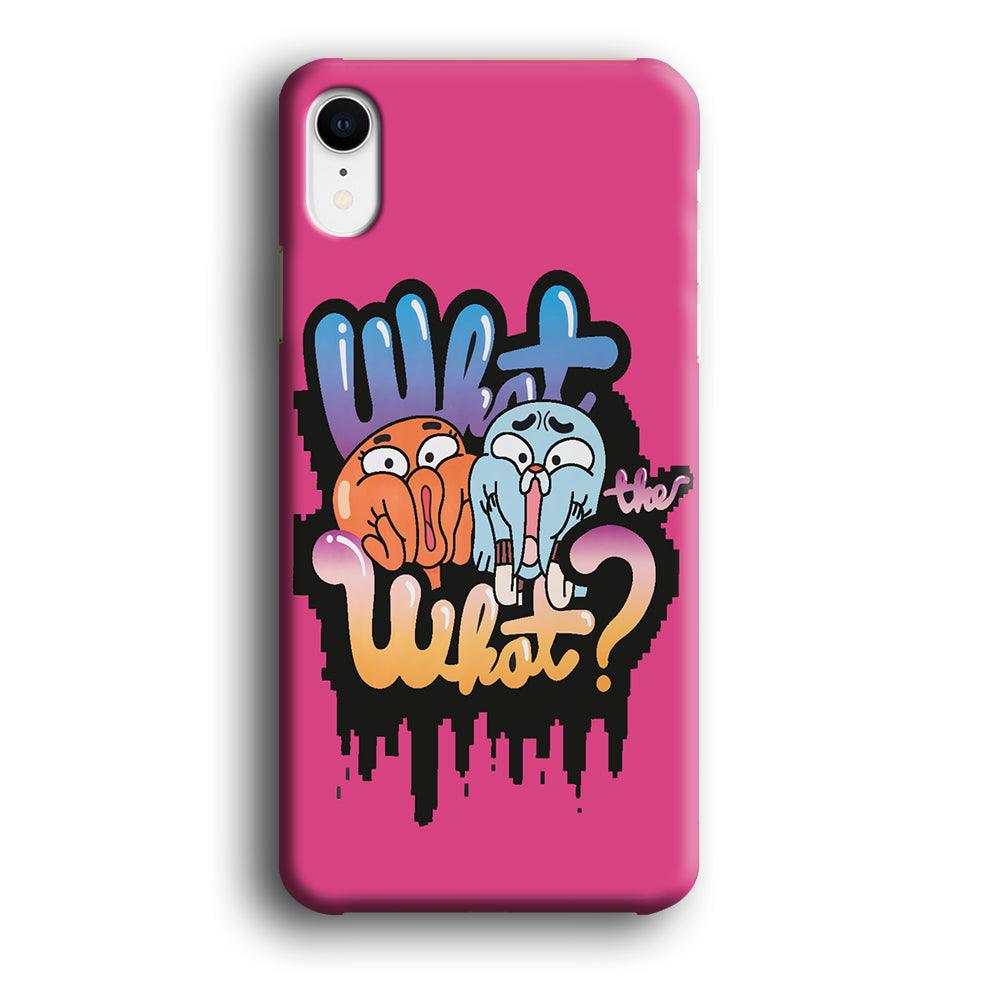 Amazing World of Gumball iPhone XR Case-Plastic / Full Wrap (3D Case)-Xtracase