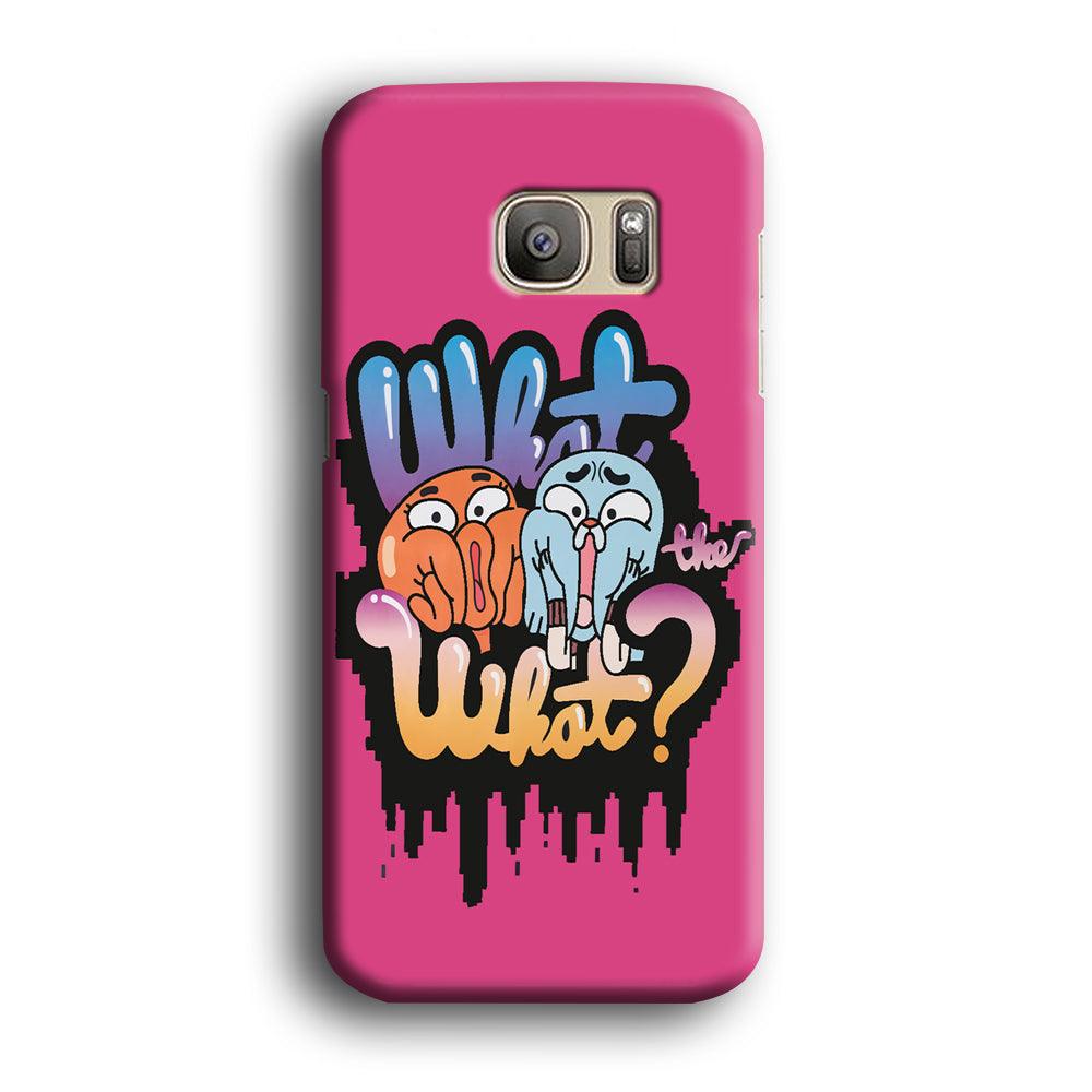 Amazing World of Gumball Samsung Galaxy S7 Edge Case-Plastic / Full Wrap (3D Case)-Xtracase