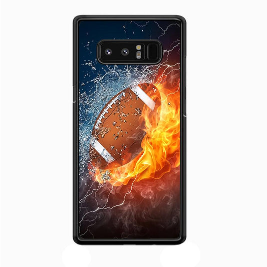 American Football Ball Cool Art Samsung Galaxy Note 8 Case-Plastic / Full Wrap (3D Case)-Xtracase