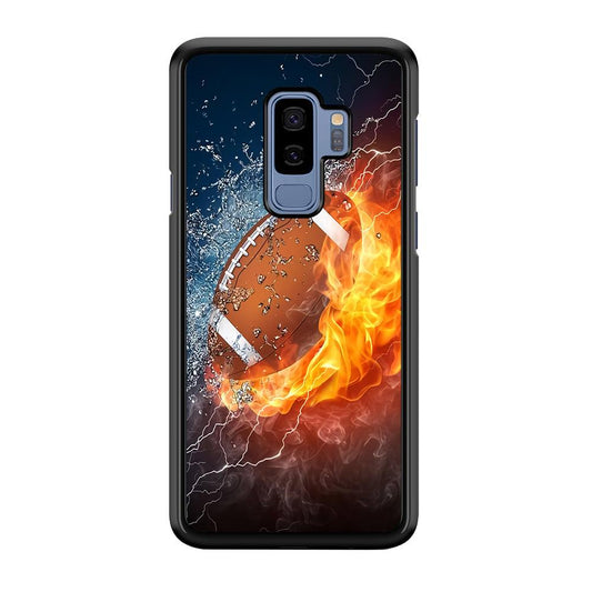 American Football Ball Cool Art Samsung Galaxy S9 Plus Case-Plastic / Full Wrap (3D Case)-Xtracase