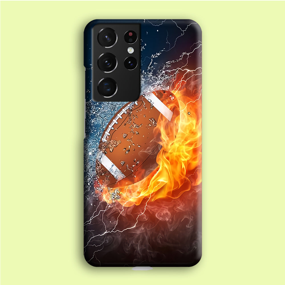 American Football Ball Cool Art Samsung Galaxy S21 Ultra Case