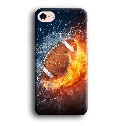 American Football Ball Cool Art iPhone 7 Case-Plastic / Full Wrap (3D Case)-Xtracase