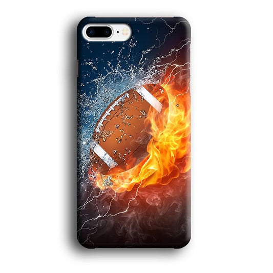 American Football Ball Cool Art iPhone 7 Plus Case-Plastic / Full Wrap (3D Case)-Xtracase