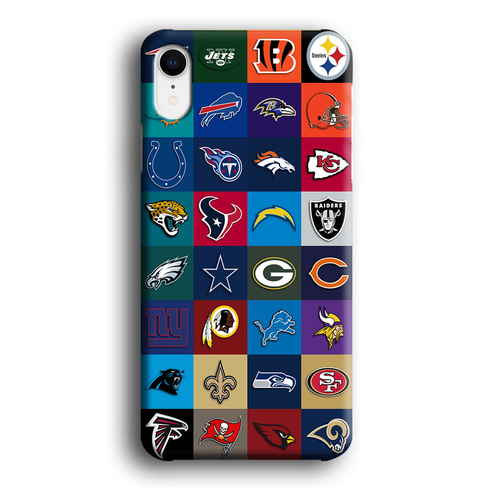 American Football Teams NFL iPhone XR 3D Case