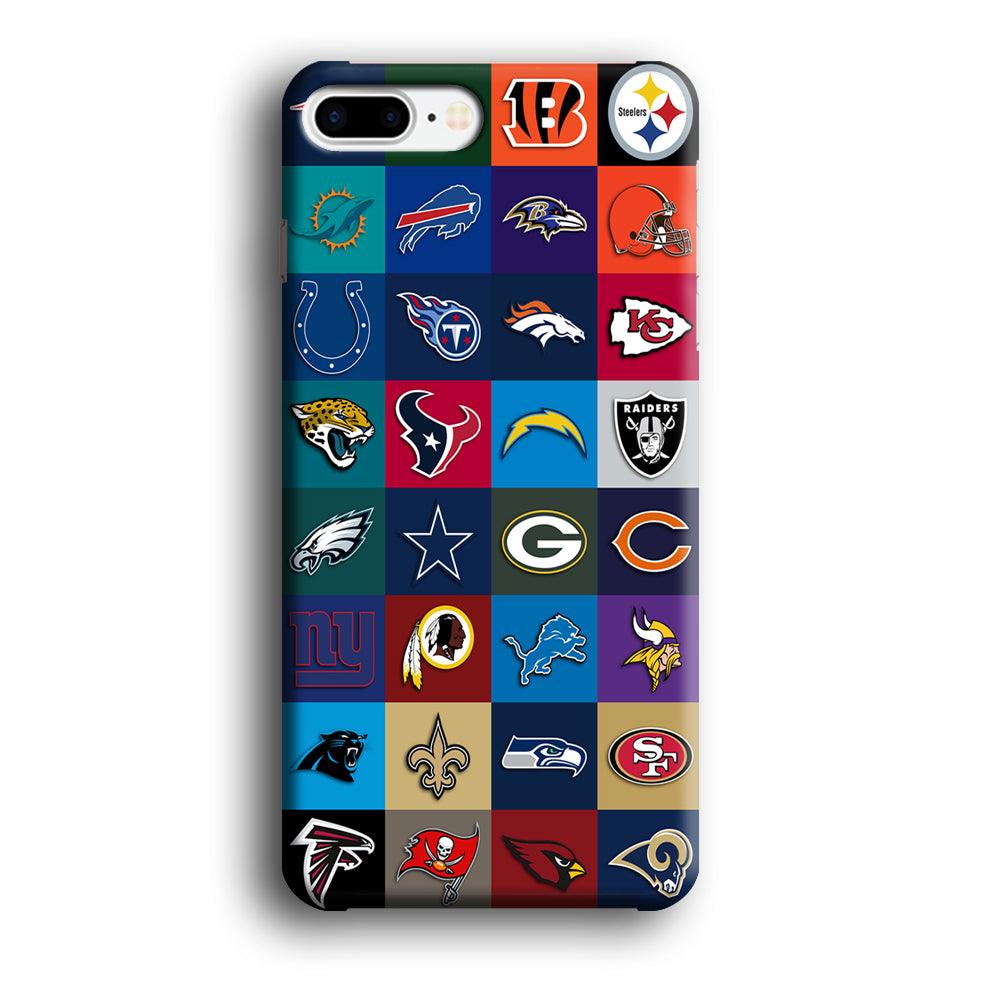 American Football Teams NFL iPhone 8 Plus 3D Case-Xtracase