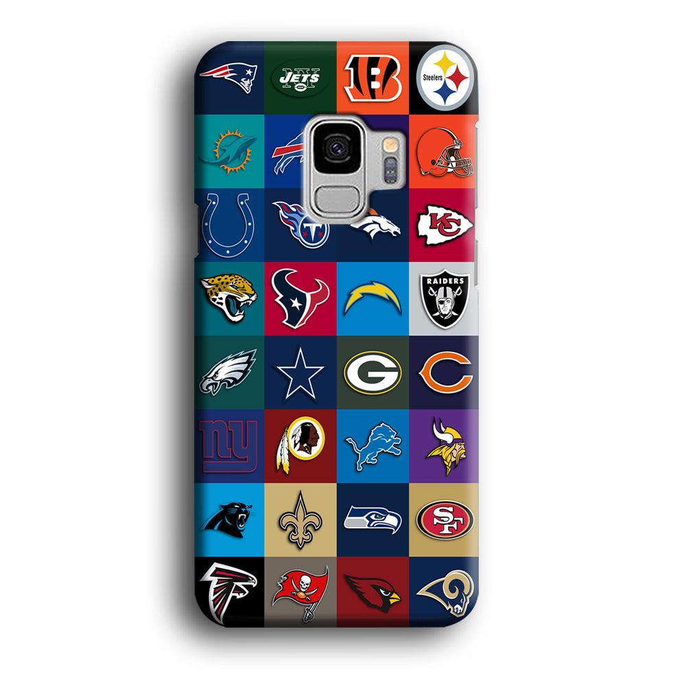 American Football Teams NFL Samsung Galaxy S9 3D Case-Xtracase