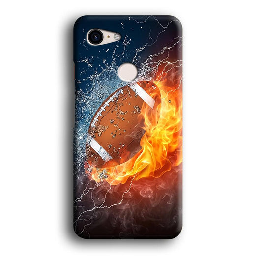 American Football Ball Cool Art Google Pixel 3 XL 3D Case-Xtracase