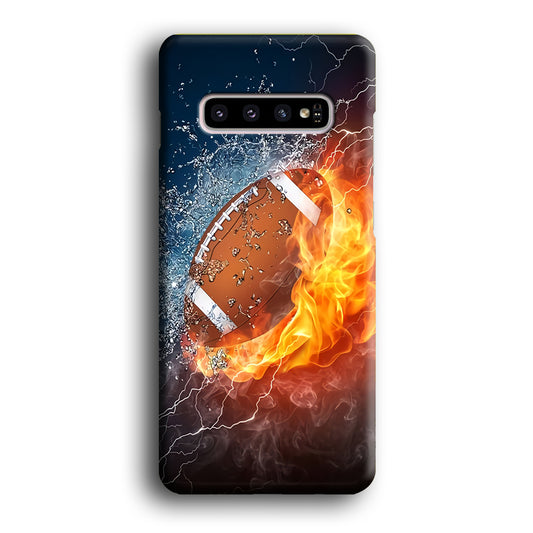 American Football Ball Cool Art Samsung Galaxy S10 Case