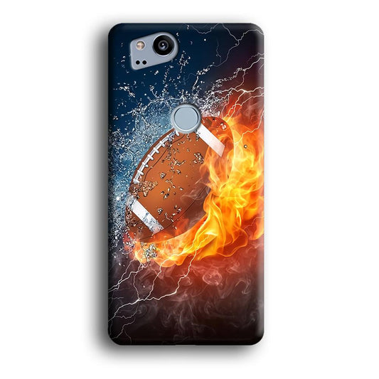 American Football Ball Cool Art Google Pixel 2 3D Case-Xtracase