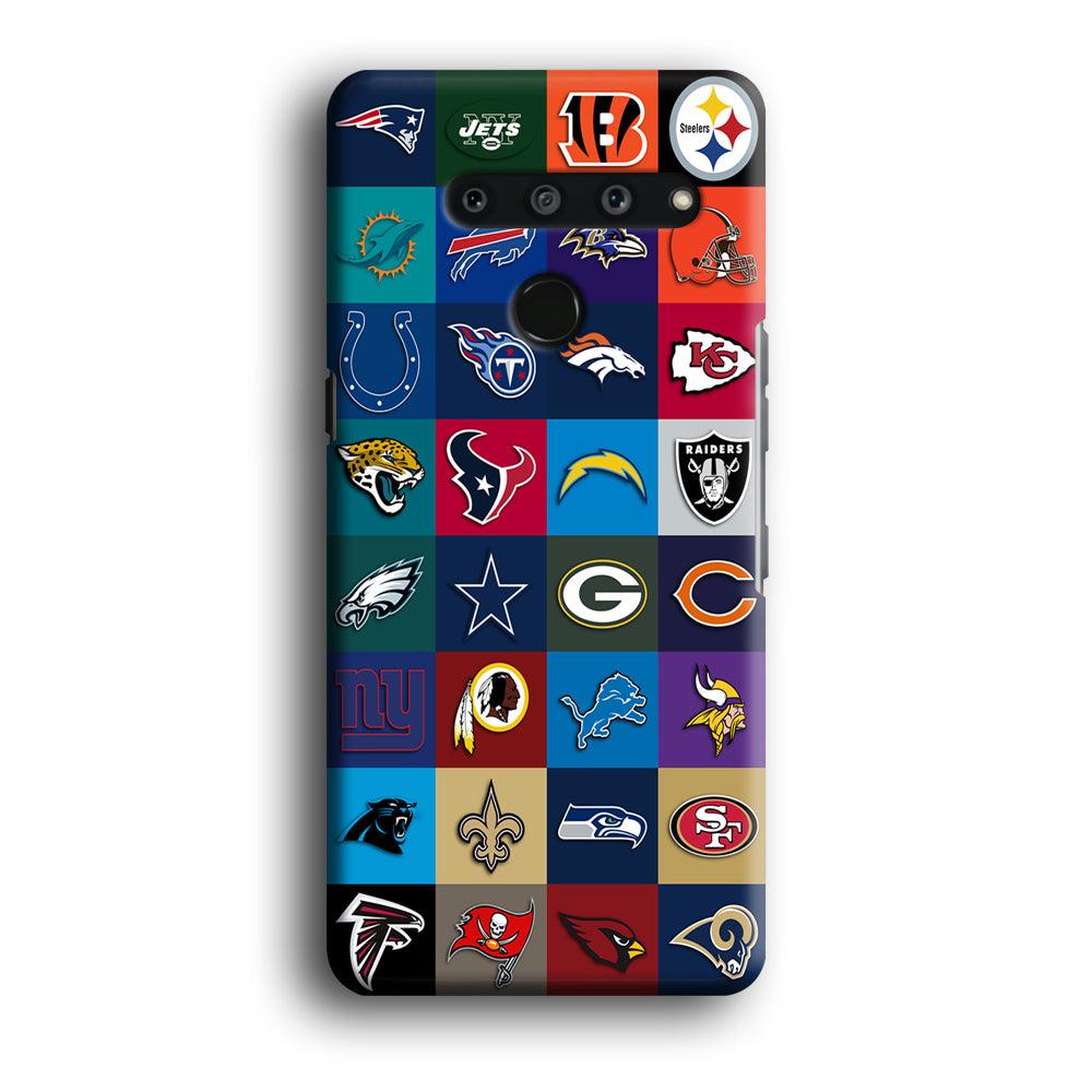 American Football Teams NFL LG V50 3D Case-Xtracase