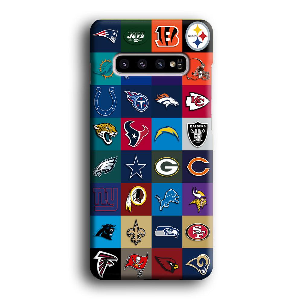 American Football Teams NFL Samsung Galaxy S10 Plus 3D Case-Xtracase