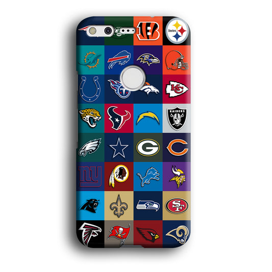 American Football Teams NFL Google Pixel XL 3D Case
