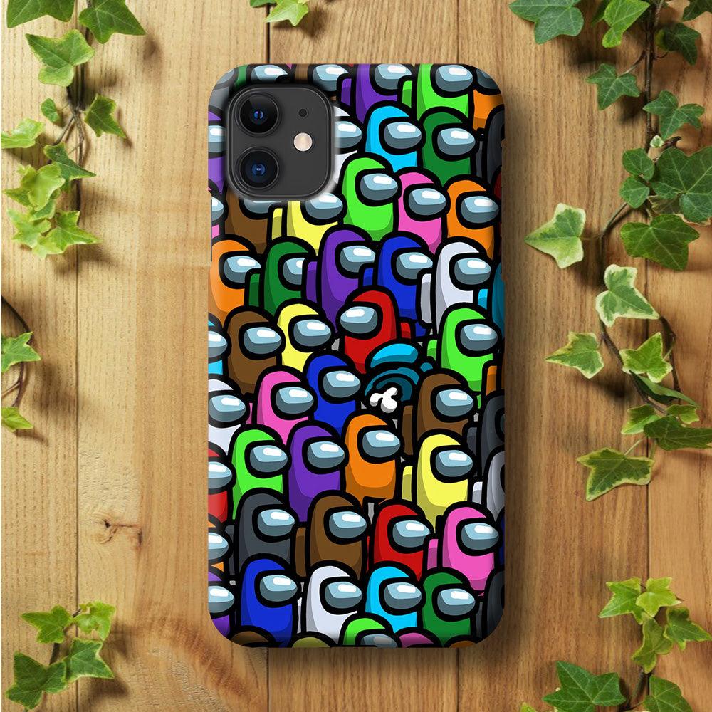 Among Us Impostor iPhone 11 Case-Plastic / Full Wrap (3D Case)-Xtracase