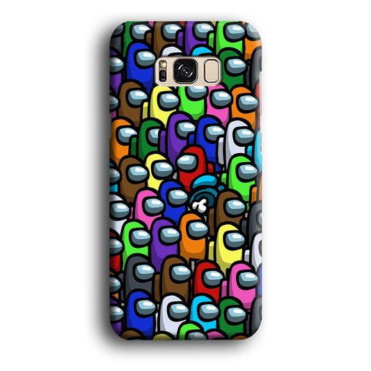 Among Us Impostor Samsung Galaxy S8 Case-Plastic / Full Wrap (3D Case)-Xtracase