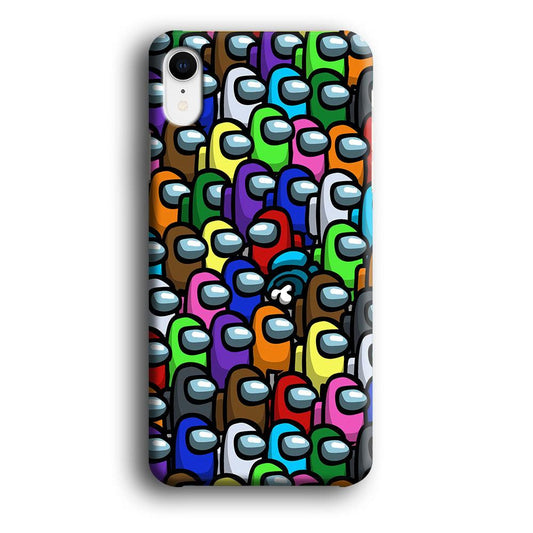 Among Us Impostor iPhone XR Case-Plastic / Full Wrap (3D Case)-Xtracase