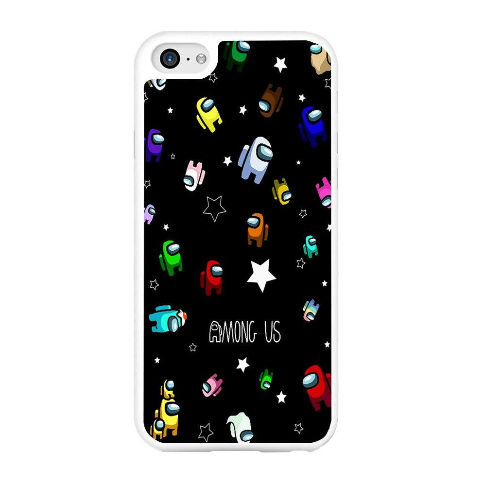 Among Us Star iPhone 6 | 6s Case-Rubber / White (2D Case)-Xtracase