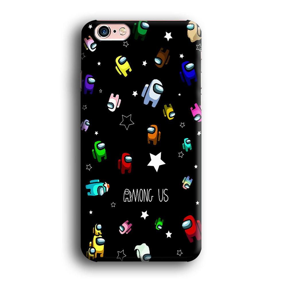 Among Us Star iPhone 6 | 6s Case-Plastic / Full Wrap (3D Case)-Xtracase