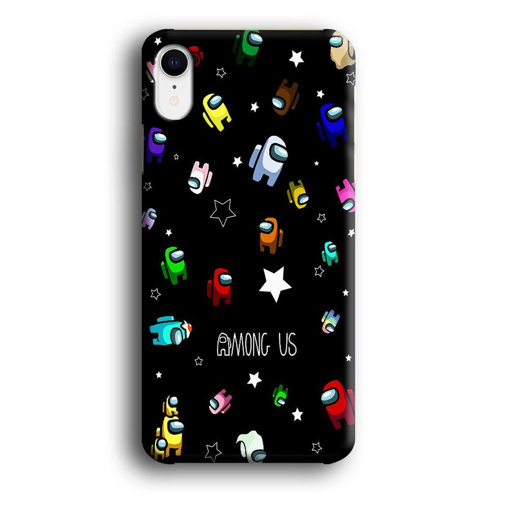 Among Us Star iPhone XR Case-Plastic / Full Wrap (3D Case)-Xtracase