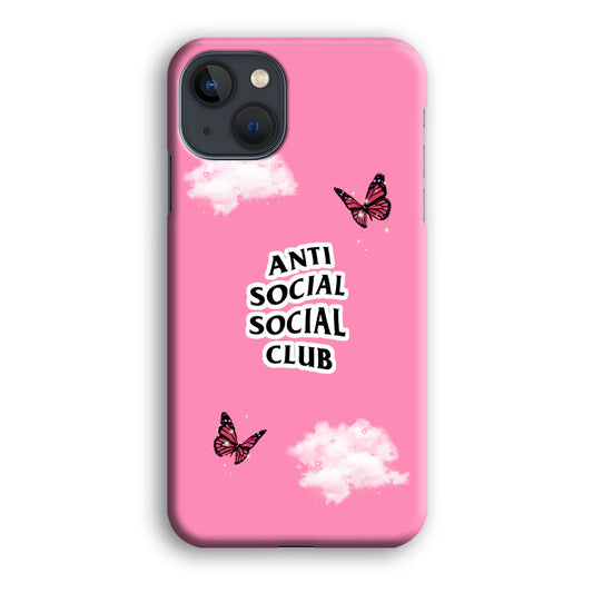 Anti Social Club Pink iPhone 13 Case