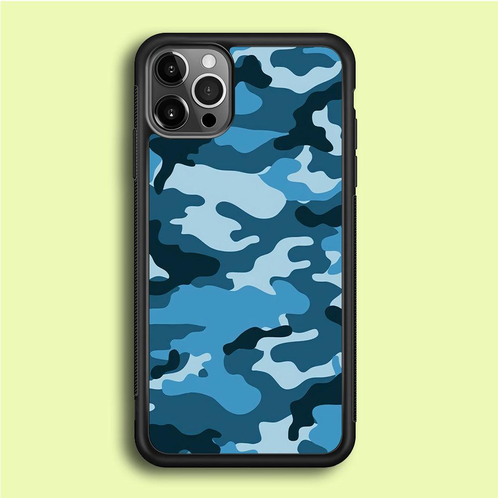 Army Pattern 001 iPhone 12 Pro Case-Rubber / Black (2D Case)-Xtracase