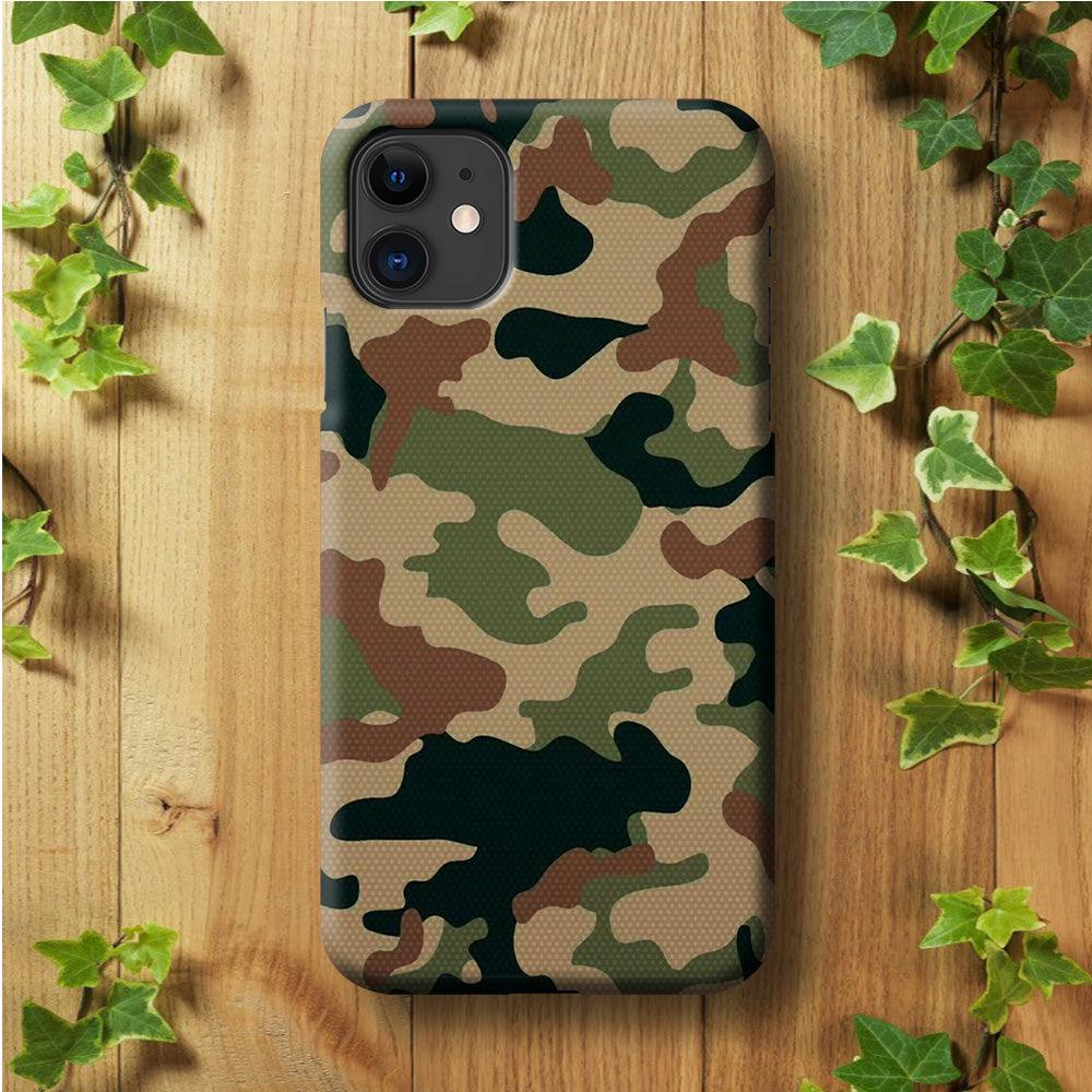 Army Pattern 003 iPhone 11 Case-Plastic / Full Wrap (3D Case)-Xtracase