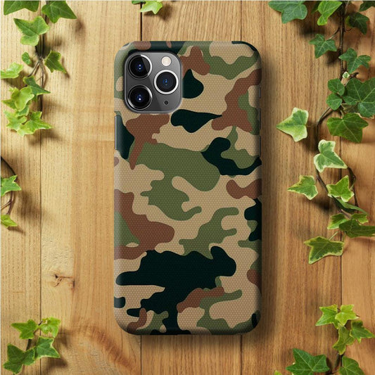 Army Pattern 003 iPhone 11 Pro Case-Plastic / Full Wrap (3D Case)-Xtracase