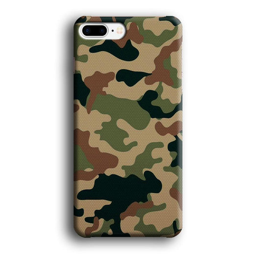 Army Pattern 003 iPhone 8 Plus Case-Plastic / Full Wrap (3D Case)-Xtracase