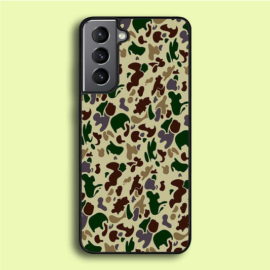 Army Pattern 005 Samsung Galaxy S21 Case-Plastic / Full Wrap (3D Case)-Xtracase