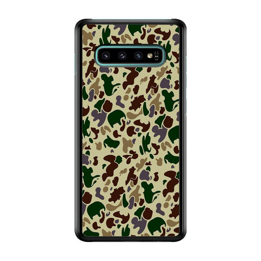 Army Pattern 005 Samsung Galaxy S10 Case-Plastic / Full Wrap (3D Case)-Xtracase