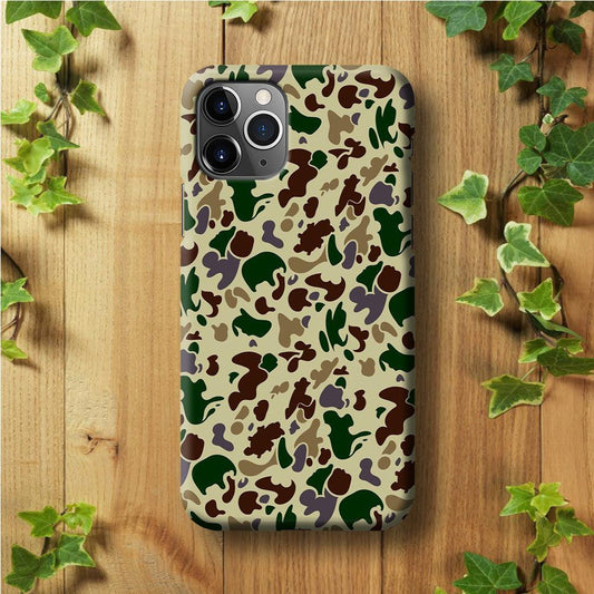 Army Pattern 005 iPhone 11 Pro Case-Plastic / Full Wrap (3D Case)-Xtracase