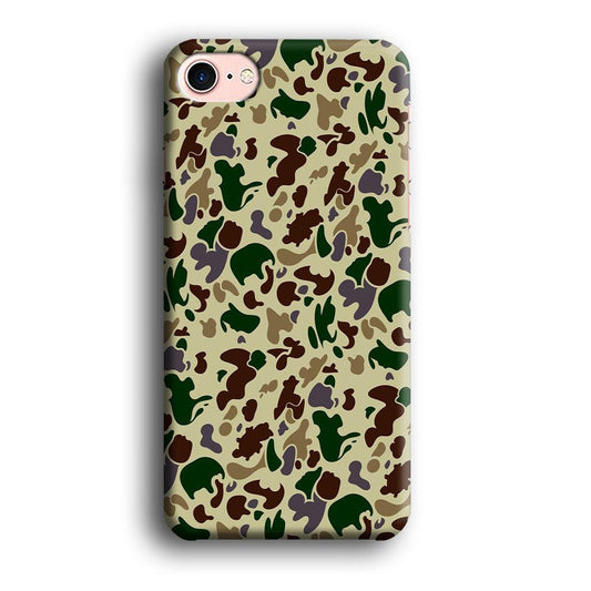 Army Pattern 005 iPhone 8 Case-Plastic / Full Wrap (3D Case)-Xtracase