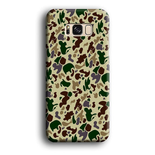 Army Pattern 005 Samsung Galaxy S8 Case-Plastic / Full Wrap (3D Case)-Xtracase