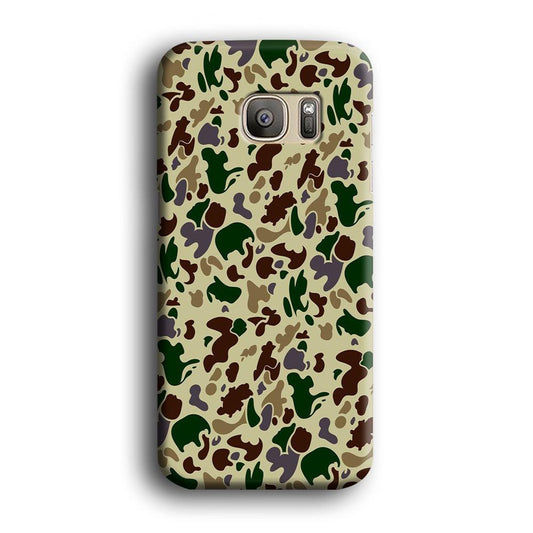 Army Pattern 005 Samsung Galaxy S7 Case-Plastic / Full Wrap (3D Case)-Xtracase
