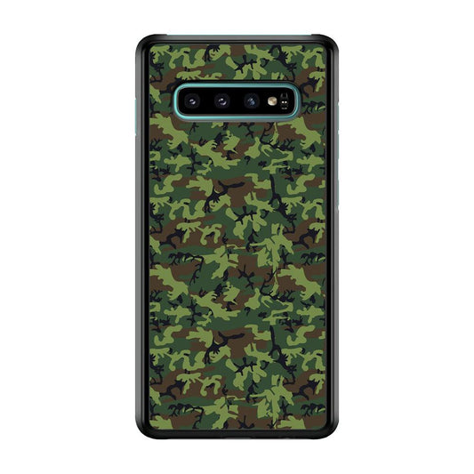 Army Pattern 006 Samsung Galaxy S10 Case-Plastic / Full Wrap (3D Case)-Xtracase