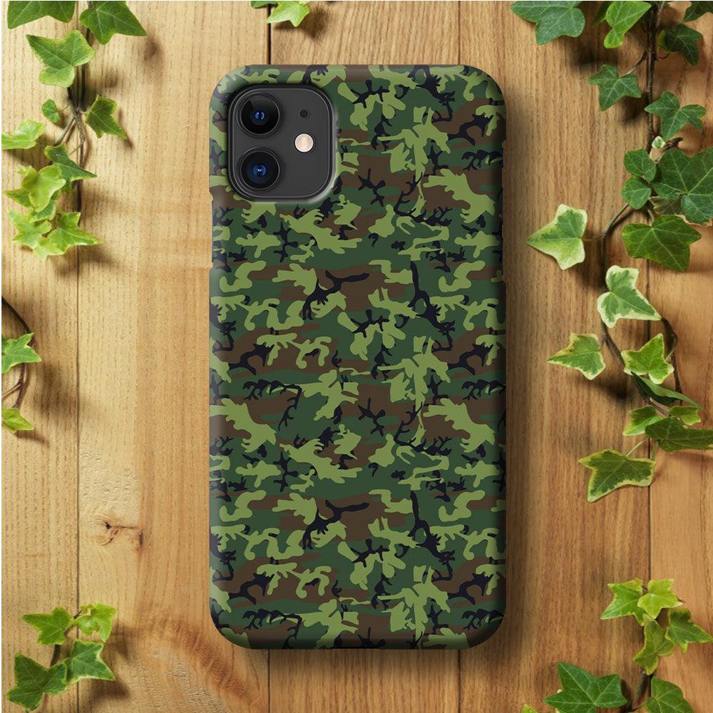Army Pattern 006 iPhone 11 Case-Plastic / Full Wrap (3D Case)-Xtracase