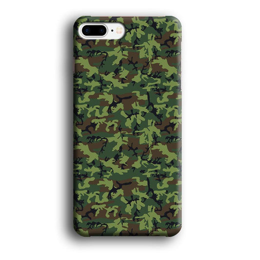 Army Pattern 006 iPhone 8 Plus Case-Plastic / Full Wrap (3D Case)-Xtracase