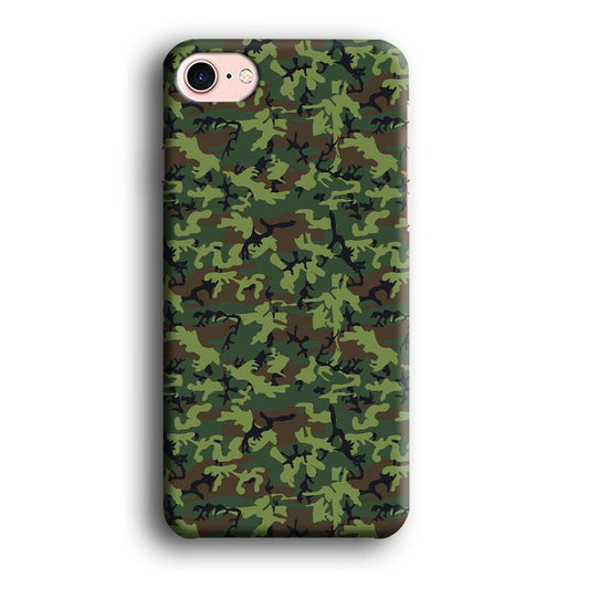 Army Pattern 006 iPhone 8 Case-Plastic / Full Wrap (3D Case)-Xtracase