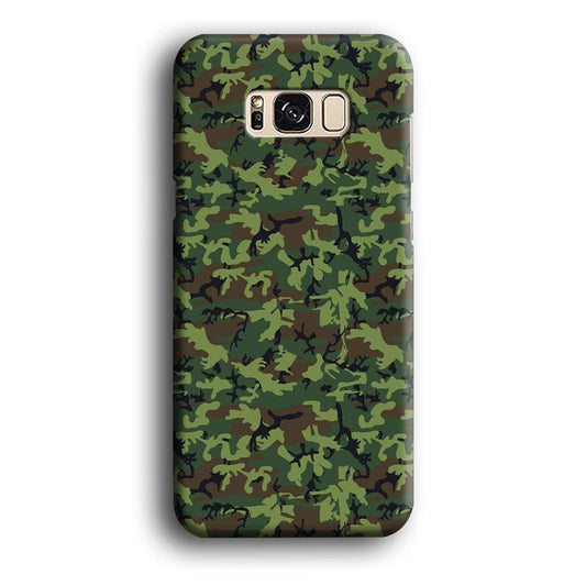 Army Pattern 006 Samsung Galaxy S8 Case-Plastic / Full Wrap (3D Case)-Xtracase