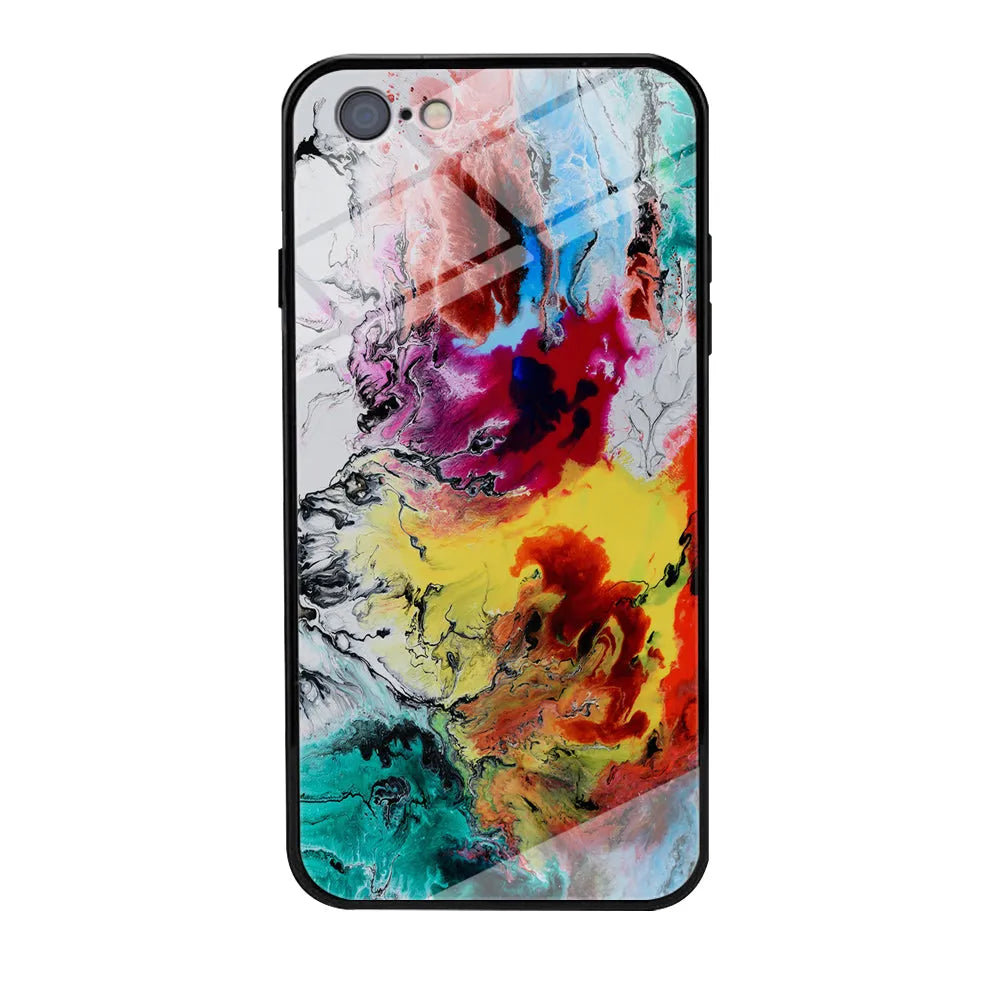 Art Abstract Painting Multicolor iPhone 6 | 6s Case-Tempered Glass Case-Xtracase